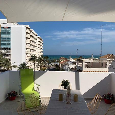 Lujoso Duplex En La Playa Con Vistas Al Mar Apartment Torremolinos Bagian luar foto