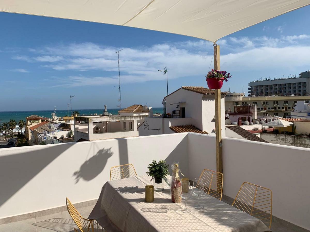 Lujoso Duplex En La Playa Con Vistas Al Mar Apartment Torremolinos Bagian luar foto
